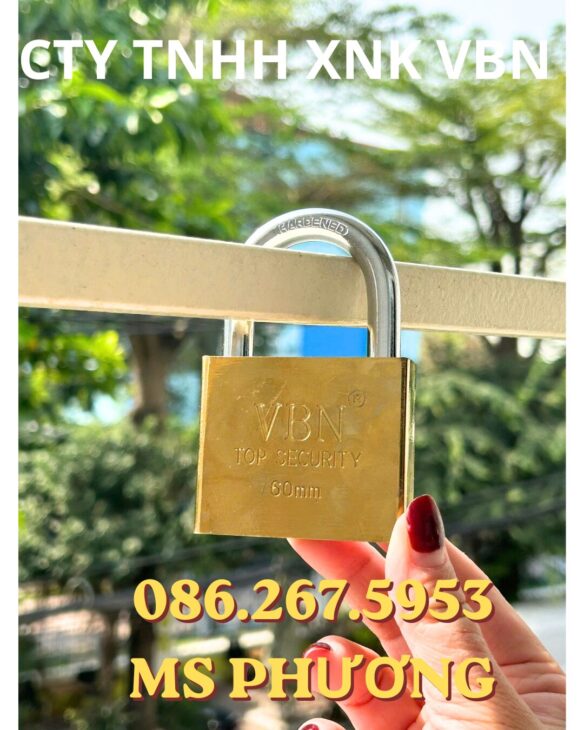 Khóa VBN 60mm – giá sỉ tốt tận kho , nhà xưởng , kho , cửa nhà an toàn