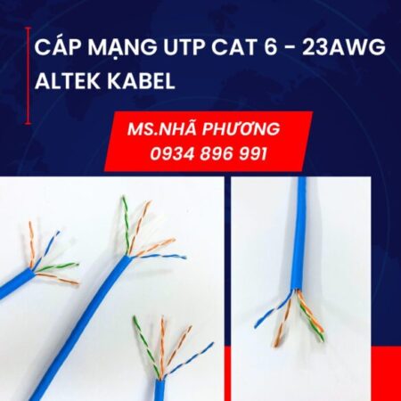 Đại Lý Cáp LAN Cat6 Altek Kabel Tại Thanh Hóa, Nghệ An, Hà Tĩnh – Hàng Sẵn Kho