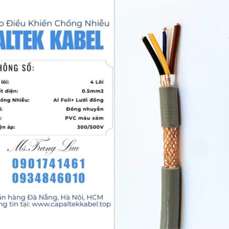 Cáp 4×0.5 chống nhiễu Altek Kabel sẵn Bắc Ninh, Bắc Giang, Hưng Yên, Thanh Hóa