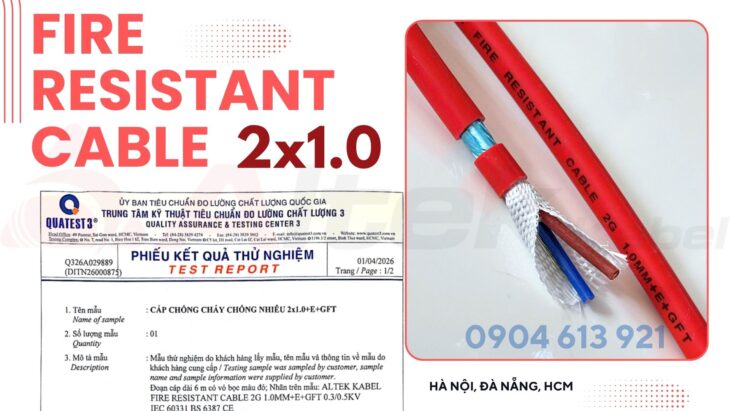 Cáp tín hiệu chống nhiễu 2×1.0mm Altek Kabel – phân phối Đà Nẵng, Huế, Quảng Nam