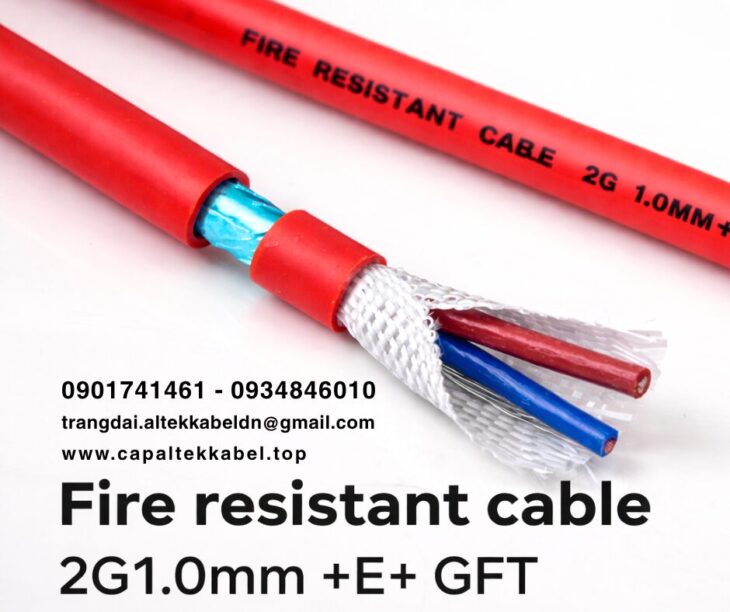 Cáp báo cháy 2×1.0mm2 chống cháy Altek Kabel – Đà Nẵng, Huế, Quảng Nam