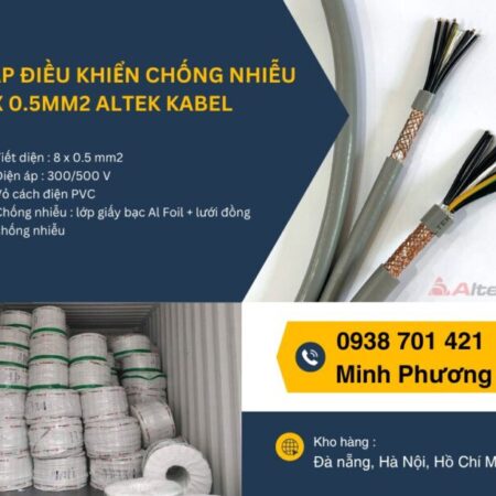 Dây cáp điều khiển có lưới chống nhiễu 8×0.5mm2 giá tốt Đà Nẵng, Nghệ An, Huế Dây cáp điều khiển có lưới chống nhiễu 8×0.5mm2 giá tốt Đà Nẵng, Nghệ An, Huế