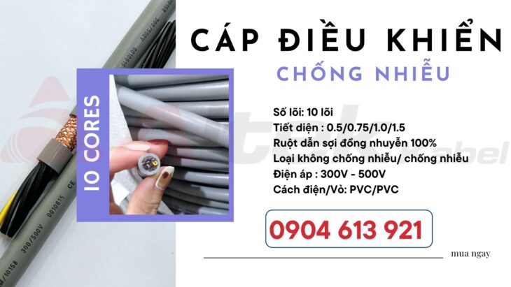 Cáp điều khiển chống nhiễu 10×0.75 Altek Kabel – sẵn kho Đà Nẵng