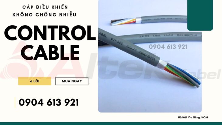 Cáp điều khiển 6 lõi 6×0.5/6×0.75/6×1.0/6×1.5 Altek Kabel – Đà Nẵng Cáp điều khiển 6 lõi 6×0.5/6×0.75/6×1.0/6×1.5 Altek Kabel – Đà Nẵng
