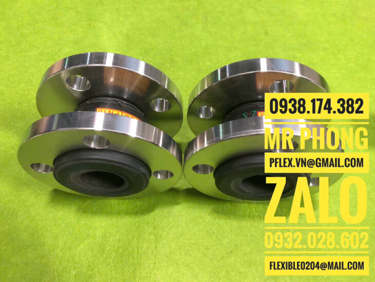 khớp nối mềm – khớp nối mềm inox- khớp nối mềm cao su mặt bích inox