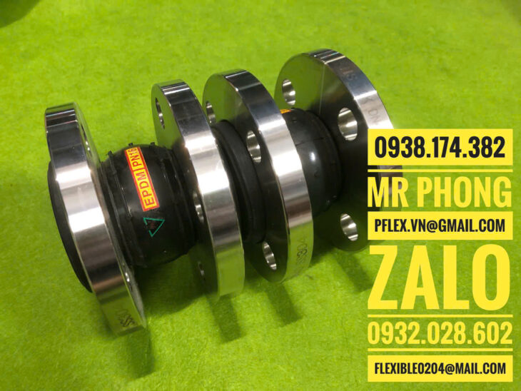 khớp nối mềm – khớp nối mềm inox- khớp nối mềm cao su mặt bích inox