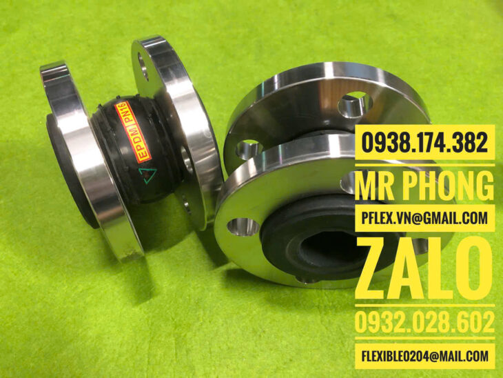 khớp nối mềm – khớp nối mềm inox- khớp nối mềm cao su mặt bích inox