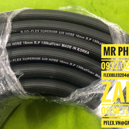 ống cao su dẫn khí nén-ống mềm cao su bố vải dẫn khí nén