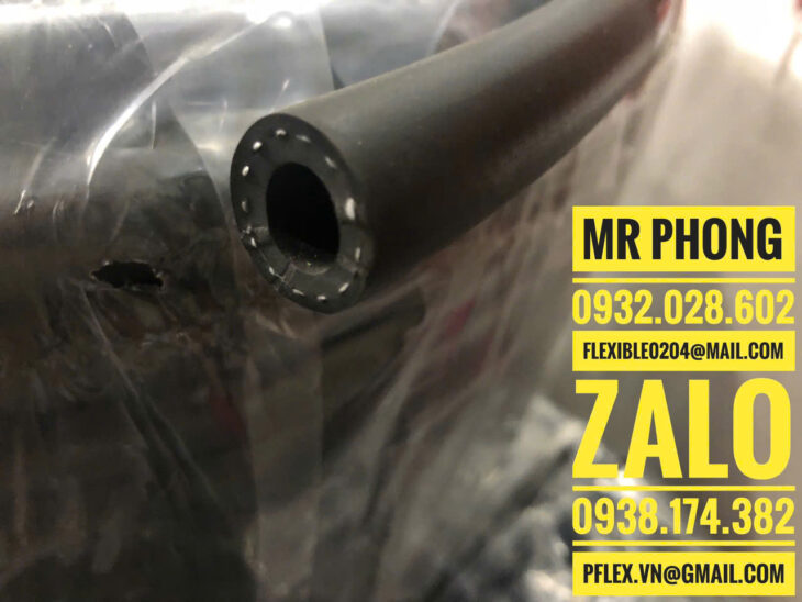 ống cao su dẫn khí nén-ống mềm cao su bố vải dẫn khí nén