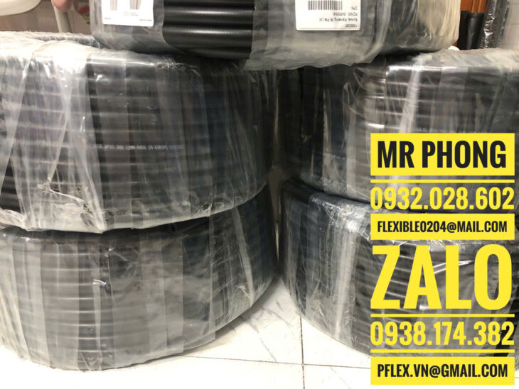 ống cao su dẫn khí nén-ống mềm cao su bố vải dẫn khí nén
