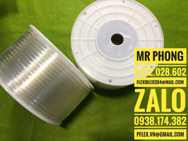 ống PU khí nén – ống dẫn khí PU khí nén- đầu nối khí nén- ống PU khí nén màu trắng