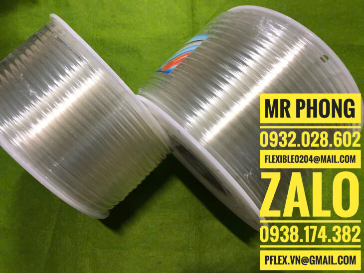 ống PU khí nén – ống dẫn khí PU khí nén- đầu nối khí nén- ống PU khí nén màu trắng