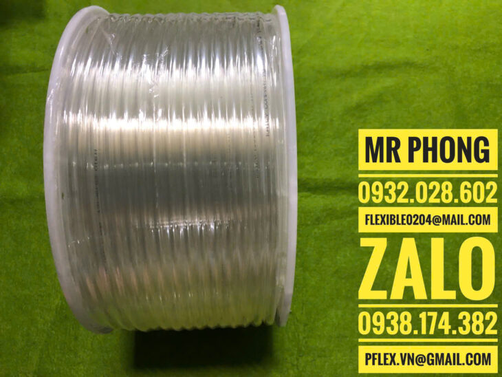 ống PU khí nén – ống dẫn khí PU khí nén- đầu nối khí nén- ống PU khí nén màu trắng