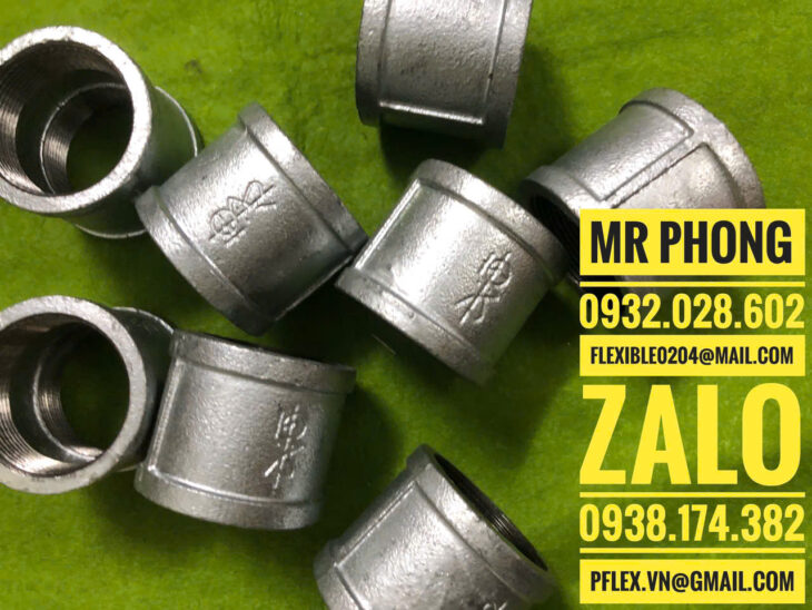 co ren kẽm- rắc co gang kẽm- tê ren kẽm- măng xông ren kẽm – cà rá ren kẽm