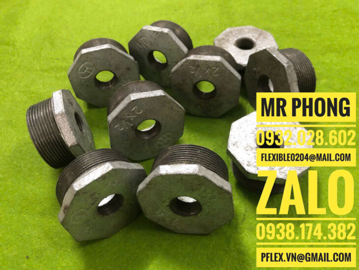 co ren kẽm- rắc co gang kẽm- tê ren kẽm- măng xông ren kẽm – cà rá ren kẽm