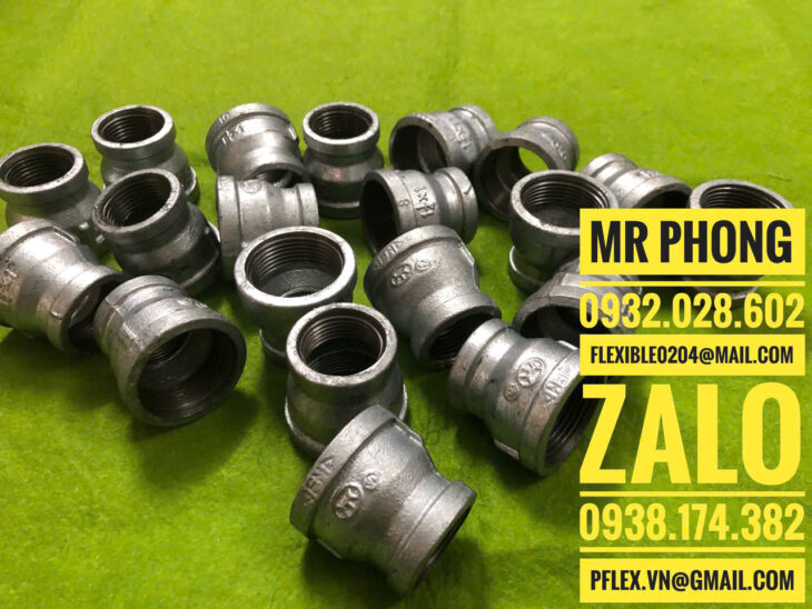 co ren kẽm- rắc co gang kẽm- tê ren kẽm- măng xông ren kẽm – cà rá ren kẽm