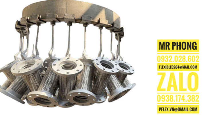 khớp nối mềm – khớp nối mềm inox- khớp nối mềm cao su mặt bích inox