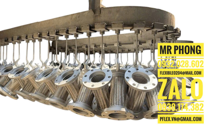 khớp nối mềm – khớp nối mềm inox- khớp nối mềm cao su mặt bích inox