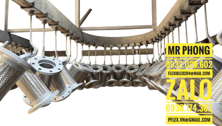 khớp nối mềm – khớp nối mềm inox- khớp nối mềm cao su mặt bích inox