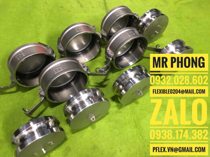 khớp nối nhanh inox 316-khớp nối nhanh inox camlock-khớp nối camlock inox