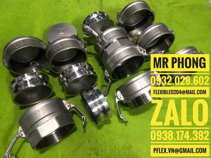 khớp nối nhanh inox 316-khớp nối nhanh inox camlock-khớp nối camlock inox