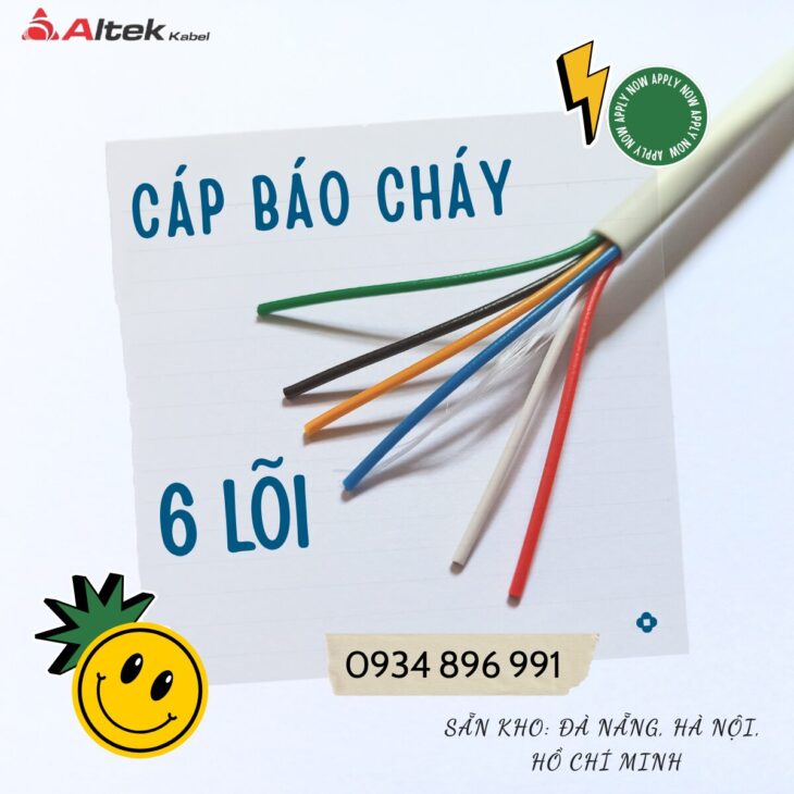 Phân Phối Cáp Tín Hiệu 6×0.22mm² Giá Rẻ Tại Đà Nẵng & Miền Trung