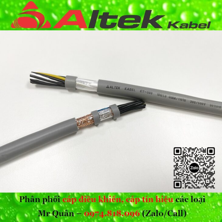 Cáp điều khiển 10 lõi Altek Kabel