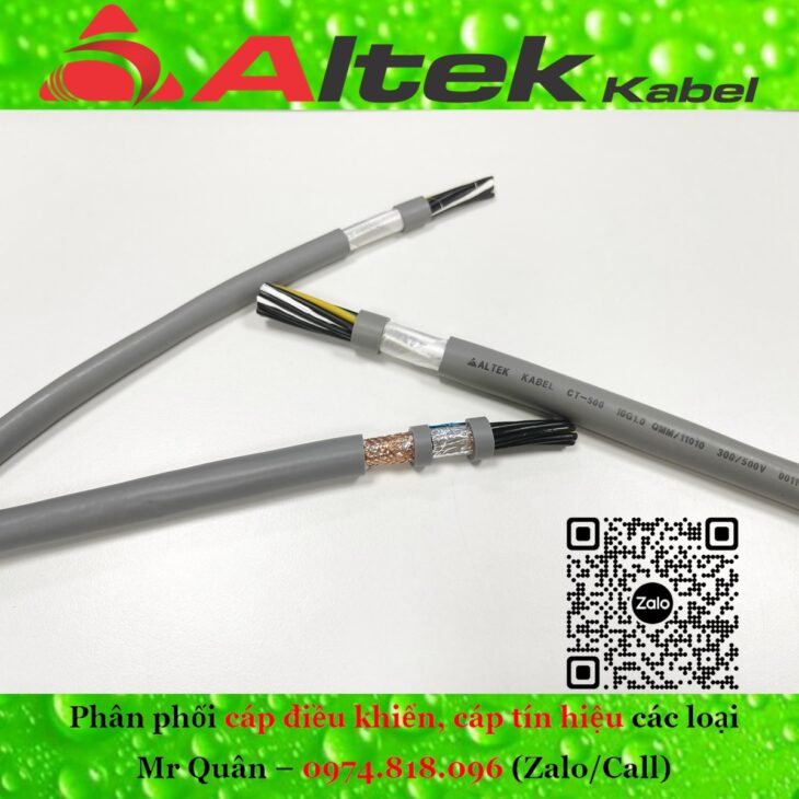 Cáp điều khiển 10 lõi Altek Kabel