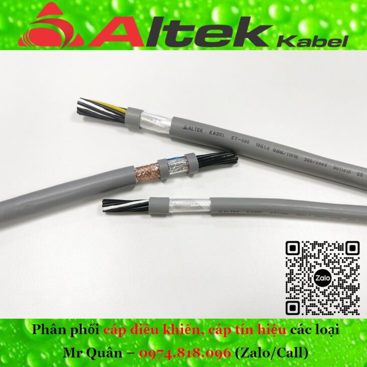 Cáp điều khiển 10 lõi Altek Kabel