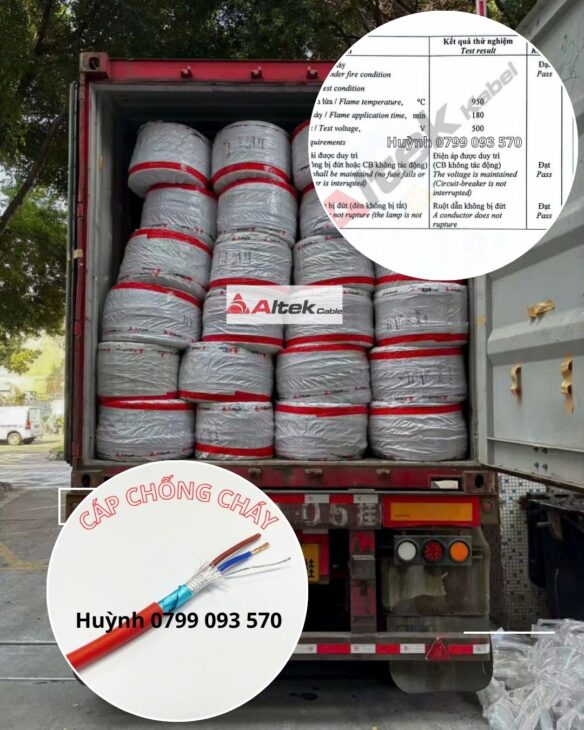 bảng giá cáp điện chống cháy altek kabel