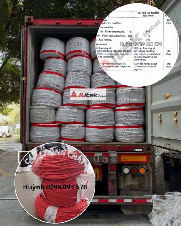 bảng giá cáp điện chống cháy altek kabel