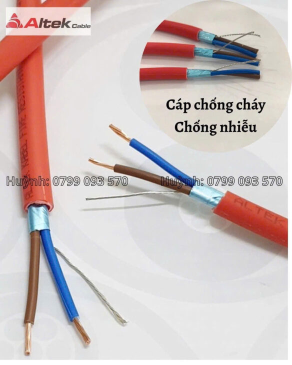 báo giá cáp điện chống cháy chống nhiễu 2×1 5