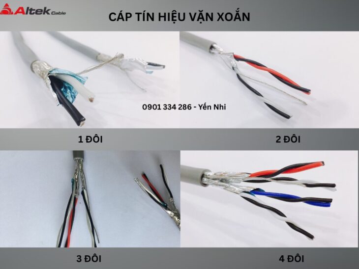 Cáp Tín Hiệu Vặn Xoắn Chống Nhiễu ALTEK KABEL Cho Hệ Thống Điều Khiển