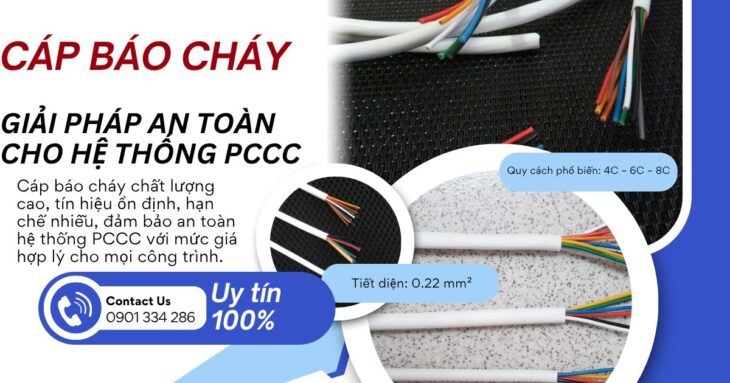 Cáp Báo Cháy ALTEK KABEL 0.22 mm² 4–8 Lõi Cho Hệ Thống PCCC
