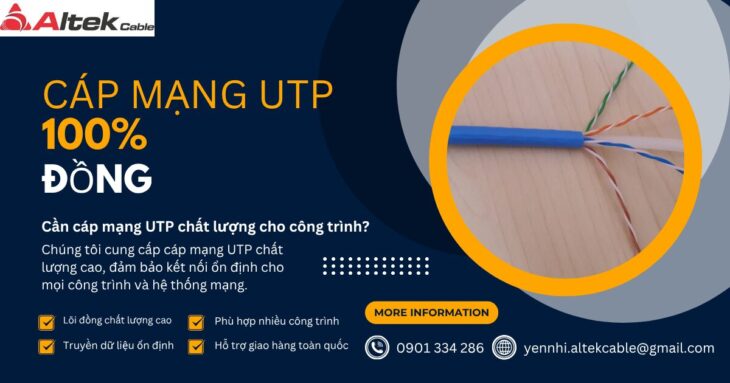 Báo Giá Cáp Mạng CAT5E, CAT6 ALTEK KABEL