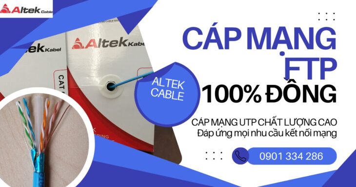Báo Giá Cáp Mạng CAT5E, CAT6 ALTEK KABEL