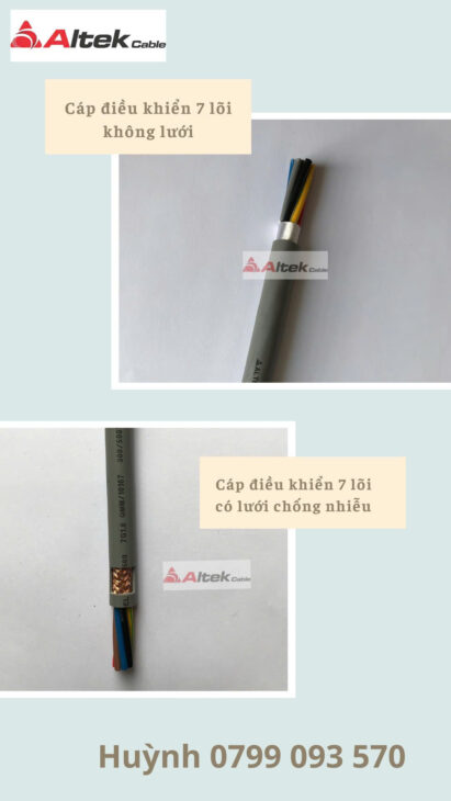 dây cáp điều khiển altek kabel 2 0.5 mm2 chống nhiễu
