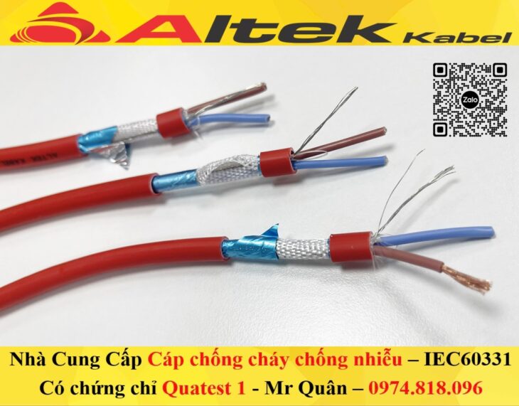 Cáp báo cháy chống cháy 2×1.5 – Tổng kho Altek