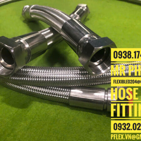 ống PTFE-ống mềm PTFE-ống mềm teflon-ống mềm teflon bọc lưới-ống mềm PTFE bọc lưới 304