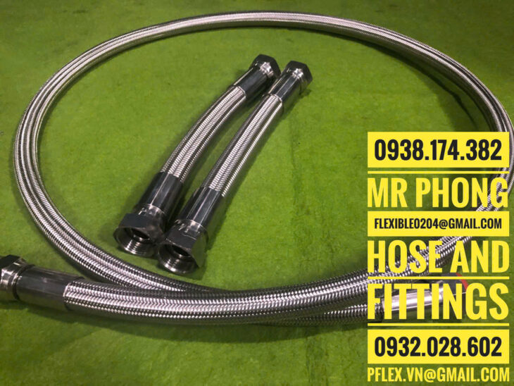 ống PTFE-ống mềm PTFE-ống mềm teflon-ống mềm teflon bọc lưới-ống mềm PTFE bọc lưới 304