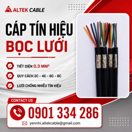Báo Giá Cáp Tín Hiệu Chống Nhiễu 0.3 mm² ALTEK KABEL Báo Giá Cáp Tín Hiệu Chống Nhiễu 0.3 mm² ALTEK KABEL