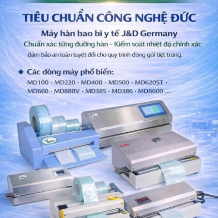Các loại máy hàn túi ép tiệt trùng dành cho bệnh viện