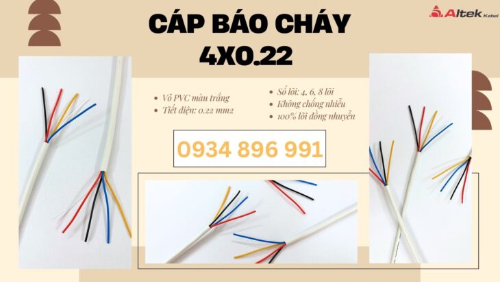 Cáp Tín Hiệu Báo Cháy 4×0.22mm² Tại Đà Nẵng, Quảng Nam – Giá Tốt Cho Dự Án