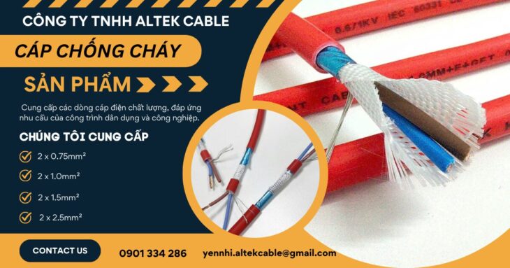 Báo Giá Cáp Chống Cháy Chống Nhiễu ALTEK KABEL | Đồng Nguyên Chất 100%, Đạt Tiêu Chuẩn PCCC Báo Giá Cáp Chống Cháy Chống Nhiễu ALTEK KABEL | Đồng Nguyên Chất 100%, Đạt Tiêu Chuẩn PCCC