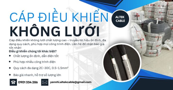 Cáp Điều Khiển Không Lưới ALTEK KABEL Chính Hãng