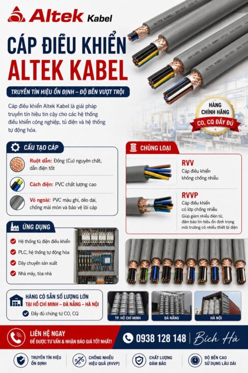 Cáp điều khiển ALTEK KABEL