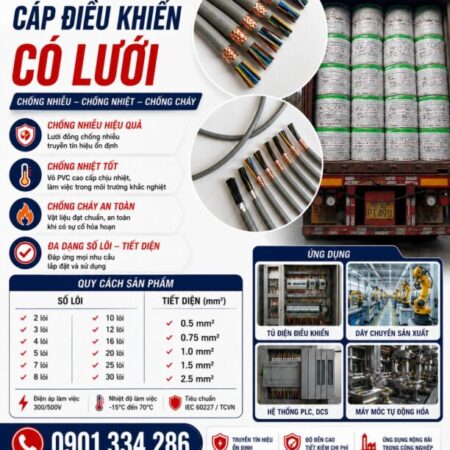 Cáp Điều Khiển Có Lưới Chống Nhiễu ALTEK KABEL