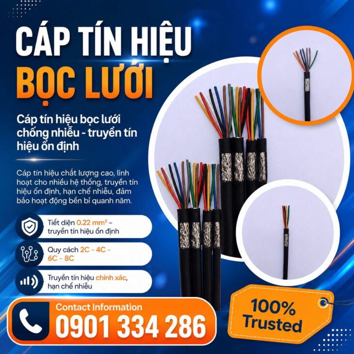 Cáp Tín Hiệu Chống Nhiễu 0.22mm² ALTEK KABEL