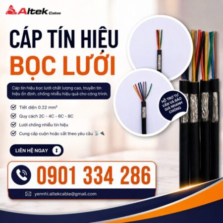 Cáp Tín Hiệu Chống Nhiễu 0.22 mm² ALTEK KABEL