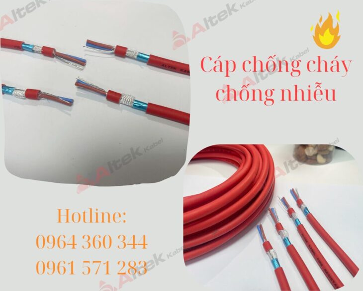 Dây tín hiệu chống cháy chống nhiễu LSZH 2×1.0mm tại Hà Nội
